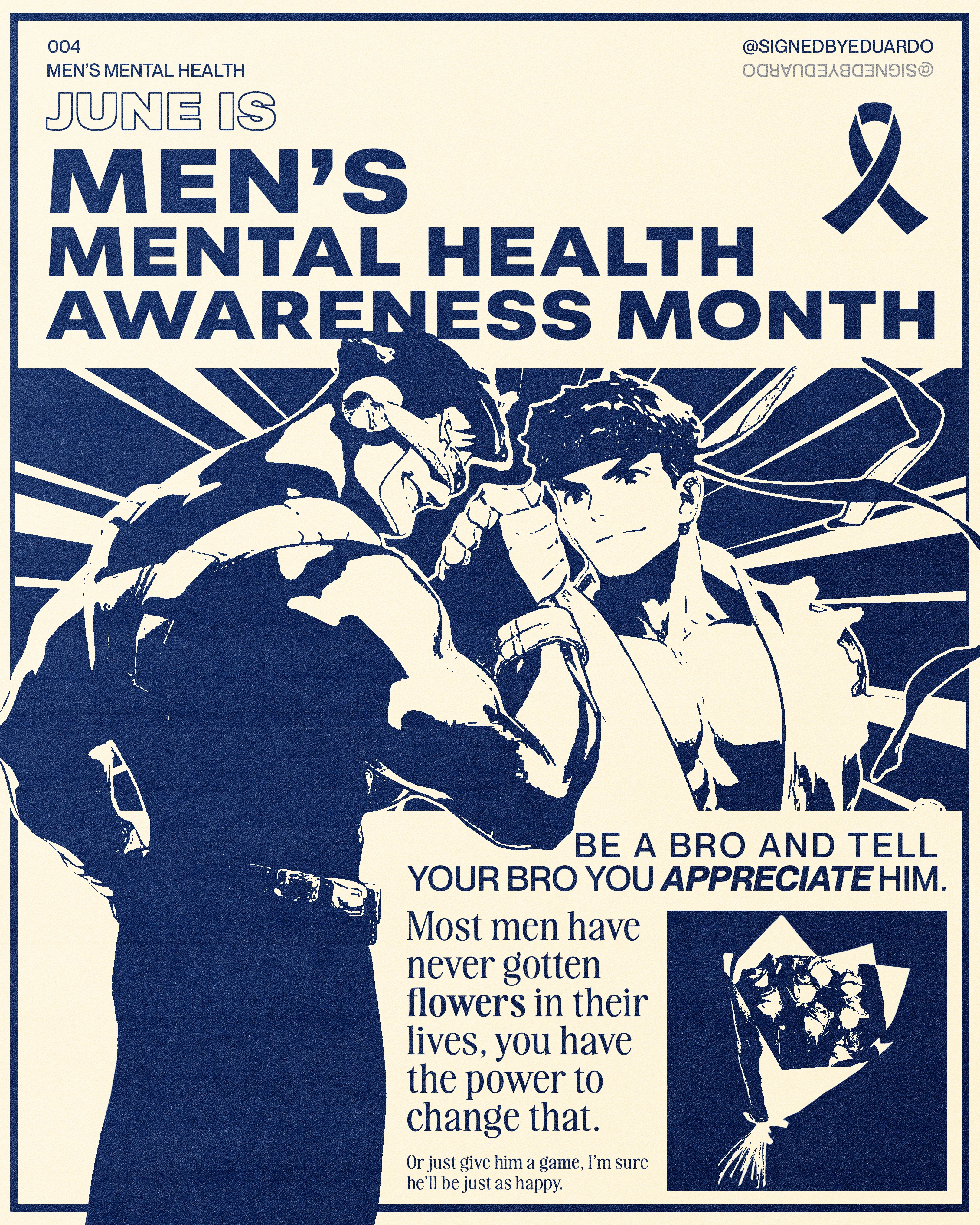 Men's Mental Health Awareness Month Design